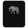 elephant filled pattern cool Mousepad
