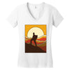 mountain hiker Women's V-Neck T-Shirt