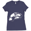 ask me about my raptor! Ladies Fitted T-Shirt