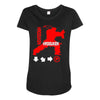 hadouken ryu Maternity Scoop Neck T-shirt