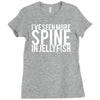 i've seen more spine in jellyfish Ladies Fitted T-Shirt
