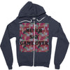 Never Say Game Over Zipper Hoodie