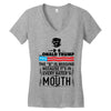 Donald trump The D Is Missing Women's V-Neck T-Shirt