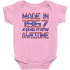 made in 1967 50 years of being awesome Baby Onesie