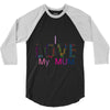 i love my mum colorful 3/4 Sleeve Shirt