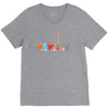 how they died V-Neck Tee