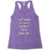 brains and stuff girls Racerback Tank