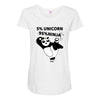 5 Percent Unicorn 95 Percent Ninja Maternity Scoop Neck T-shirt
