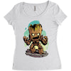 groot Women's Triblend Scoop T-shirt