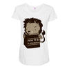 how to be vegetarian Maternity Scoop Neck T-shirt