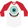 mike wazowski monstres 3/4 Sleeve Shirt