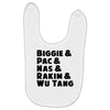 real hip hop heads Baby Bibs
