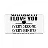 I Love You Grandpa License Plate