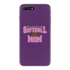 softball mom glitter iPhone 7 Plus Case