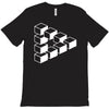 sheldon dreieck big bang theory triforce illusion 3d nerd fun usa T-Shirt