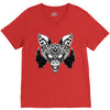 bat ornate V-Neck Tee