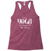 i do yoga to burn crazy Racerback Tank