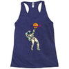 astronaut basketball planet Racerback Tank