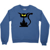 black cat Crewneck Sweatshirt