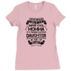 Super Cool Momma Of A Freaking Awesome Daughter Ladies Fitted T-Shirt