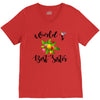 world's best sister with flowers V-Neck Tee