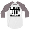 straight outta loot lake 3/4 Sleeve Shirt