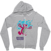 breaking bear Zipper Hoodie
