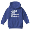 a litle life book white logo Youth Hoodie