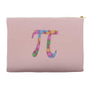 spring pi tshirts  flowery colorful pi day gifts Accessory Pouches