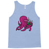 purple octopus playing the bagpipes Tank Top