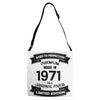 Premium Vintage 1971 Adjustable Strap Totes