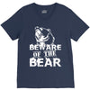 Beware Of The Bear V-Neck Tee