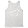 rude hands, ideal gift or birthday present. Tank Top