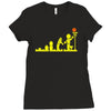 evolution lego basketball sports funny Ladies Fitted T-Shirt