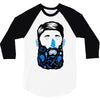 pirate beard 3/4 Sleeve Shirt