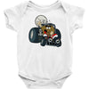 murky and lurky cruise round in their doom buggy Baby Onesie