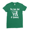you have died of dysentery Ladies Fitted T-Shirt