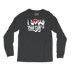 i love the 90's  musik dj fun Long Sleeve Shirts