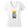 HAPPY FATHERS DAY Women's V-Neck T-Shirt