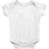 happy monday Baby Bodysuit