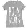 hola ladies   cool hip funny Ladies Fitted T-Shirt