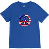 flag us flag peace independence day V-Neck Tee