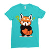 red fox 2 Ladies Fitted T-Shirt