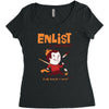 enlist Women's Triblend Scoop T-shirt