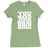 need jesus bro Ladies Fitted T-Shirt