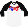 us hot dog 3/4 Sleeve Shirt