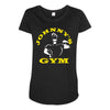 johnny's gym Maternity Scoop Neck T-shirt