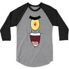 plankton face 3/4 Sleeve Shirt