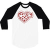 pizza my heart 3/4 Sleeve Shirt