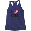 i love usa Racerback Tank